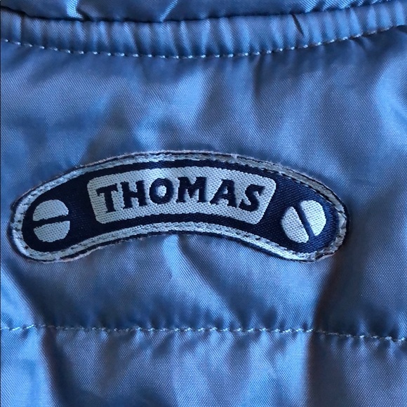 Thomas the Tank Engine Blue Bubble Vest (6-9 Months) & Percy Toy - Picture 7 of 13